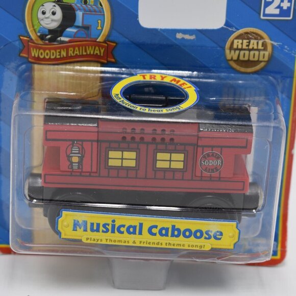 Musical Caboose 2009 - Thomas & Friends Wooden Railway Train Engine Real Wood - Picture 4 of 11